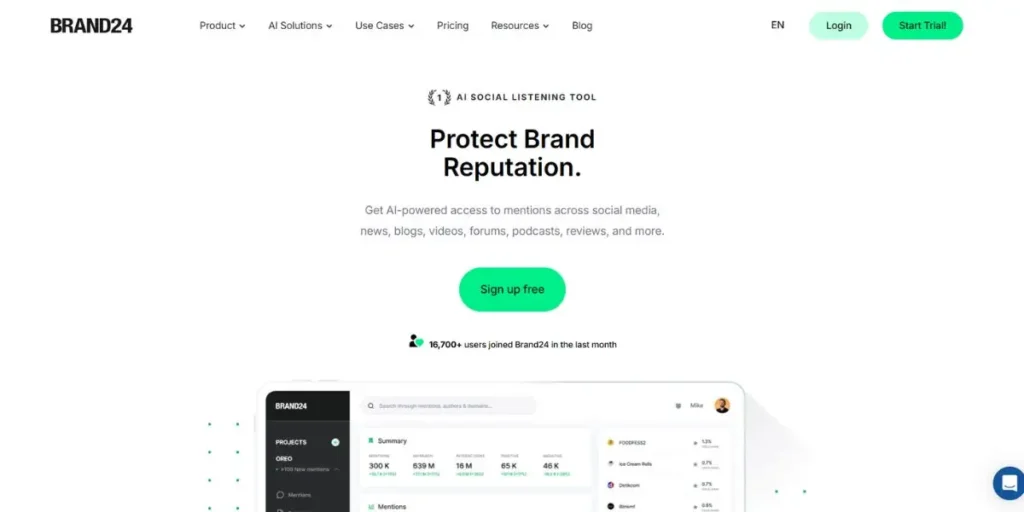 Brand24 - Best Reputation Management Companies