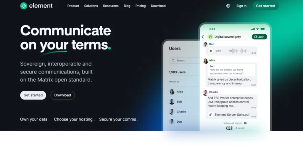 Discord Alternatives - Element