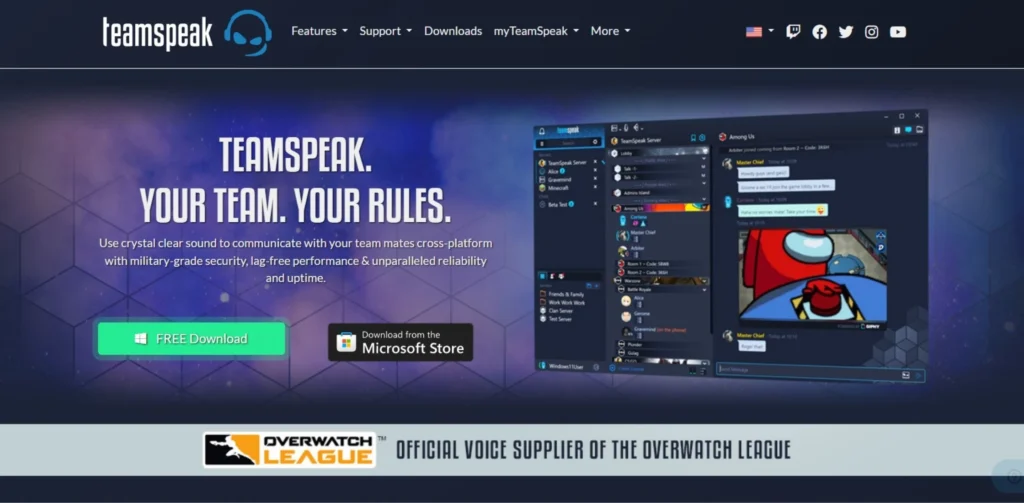 Discord Alternatives - TeamSpeak