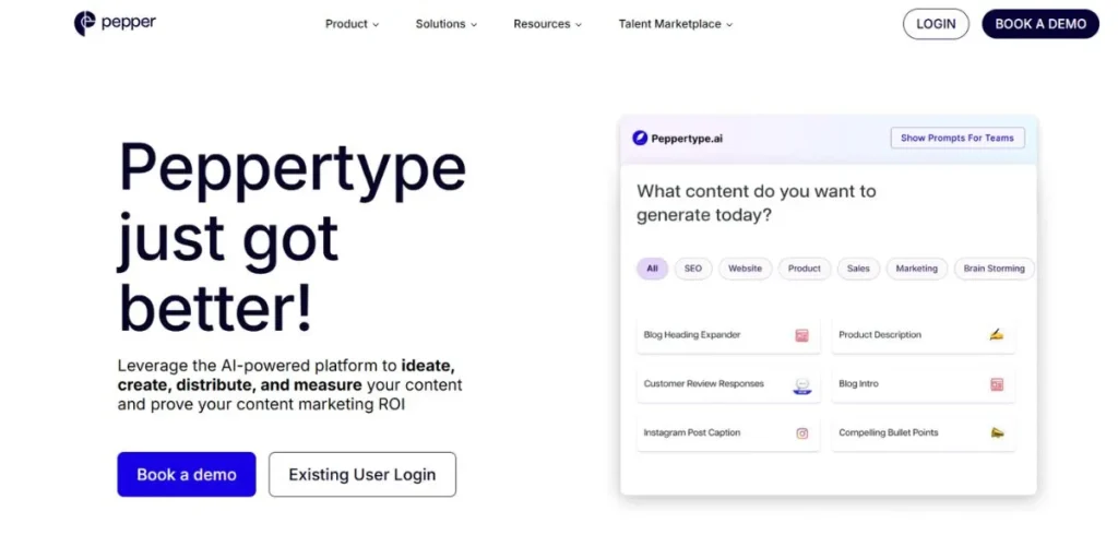 Peppertype.ai - Best Tools to Create a Perfect Instagram Bio