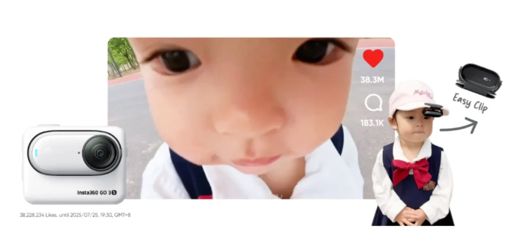 Most Liked Instagram Posts - Insta360 — Toddler Walking with Tiny Camera