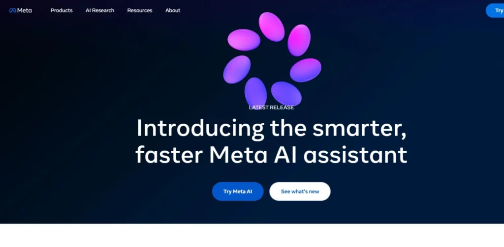 Best Generative AI Chatbots - Meta AI