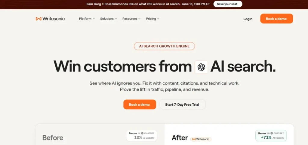Best Instagram Bio Generator Tools - Writesonic