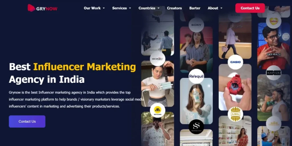 Grynow Media - Influencer Marketing Agencies in India
