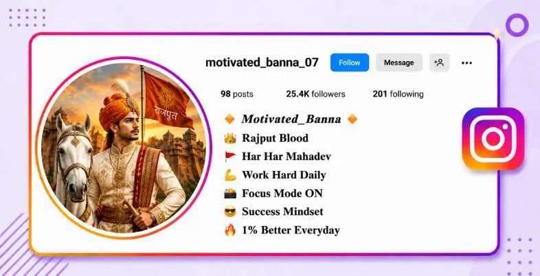 Rajput Bio for Instagram