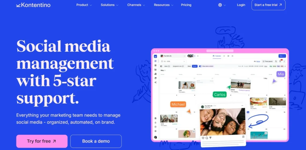 Social Media Collaboration - Kontentino