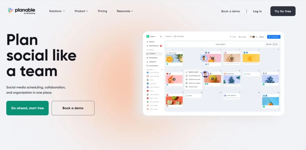 Social Media Collaboration - Planable