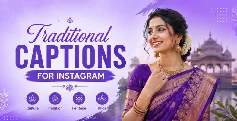 Traditional captions for Instagram