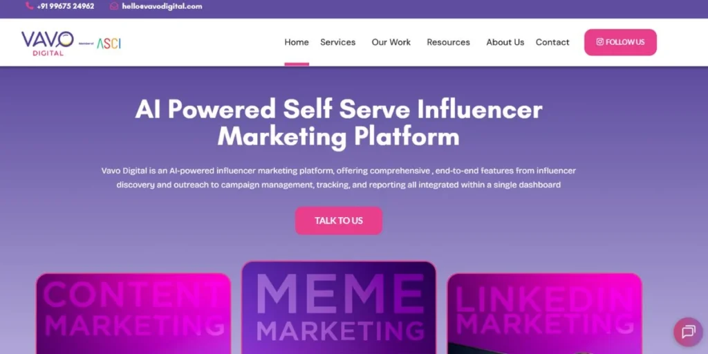 Vavo Digital - Influencer Marketing Agencies in India