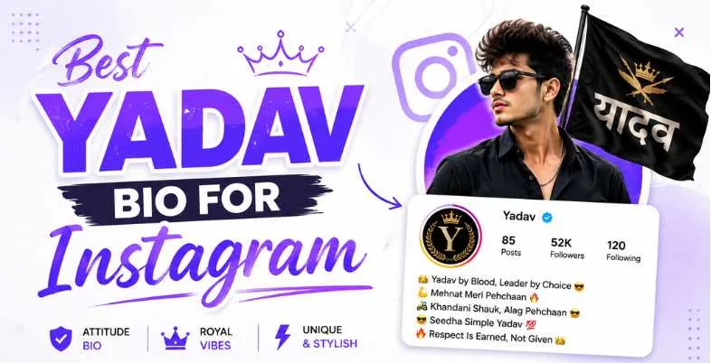 Yadav Bio for Instagram