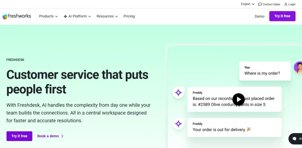 Help Desk Software - Freshdesk