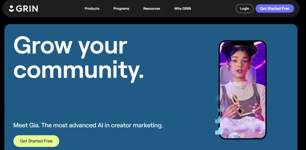Influencer Outreach Tools - Grin