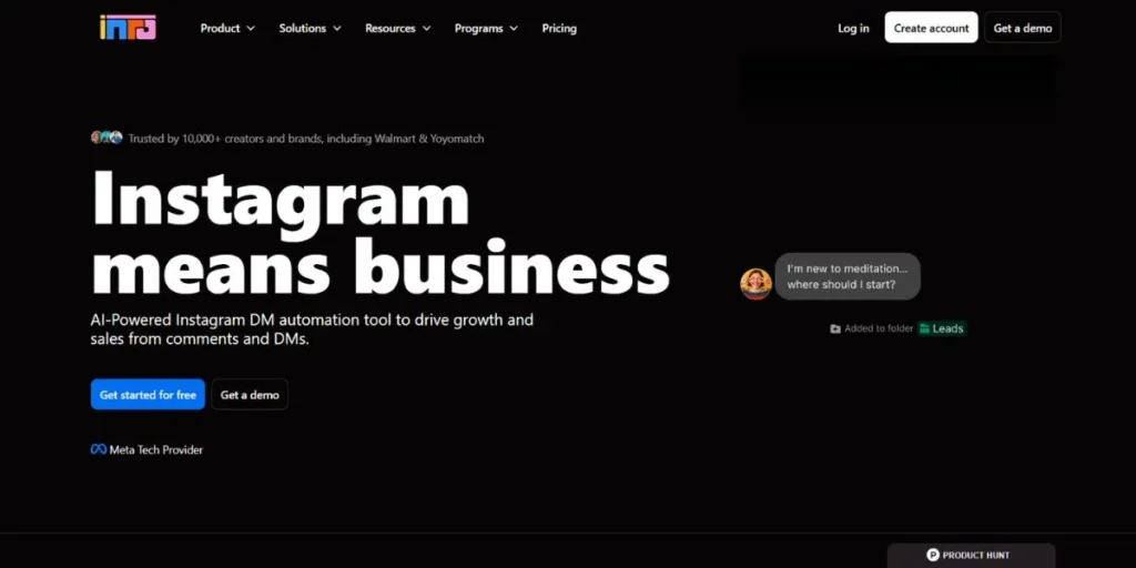 Inro- Instagram DM Automation Tools