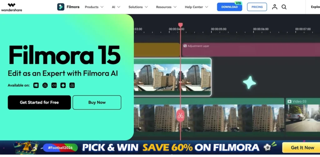 Instagram Reel Maker Apps - Filmora