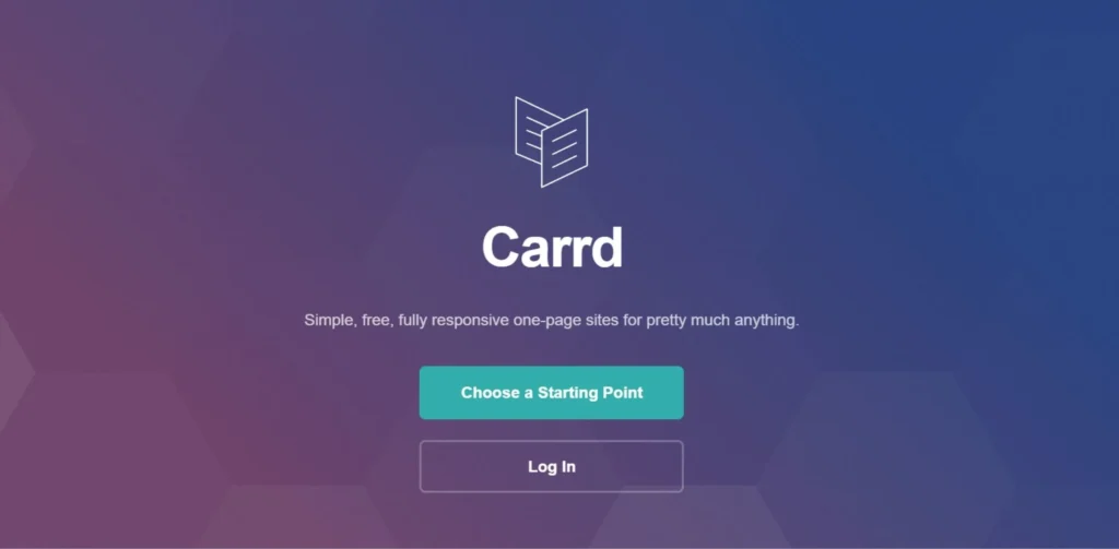 Link in Bio Tools - Carrd