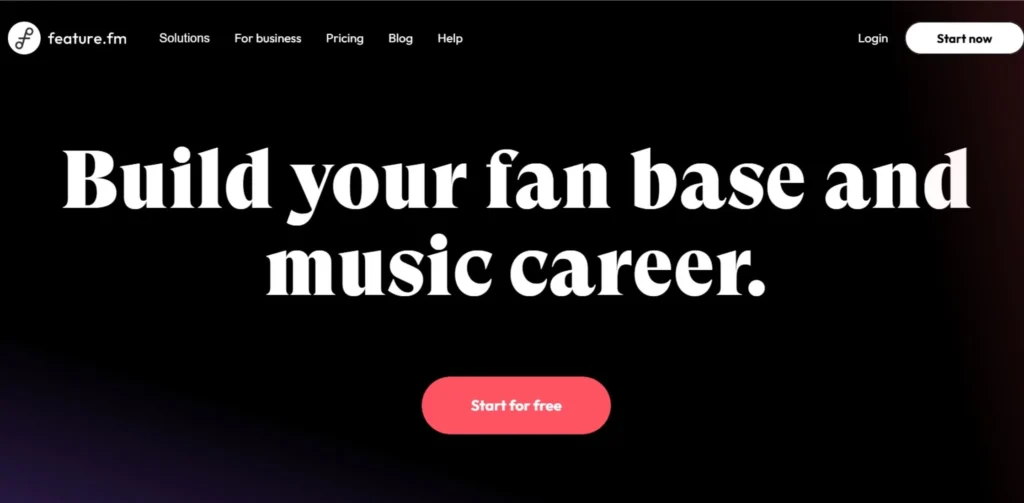 Link in Bio Tools - Feature.fm